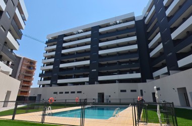 Avance de obras del Edificio Aqua Brisa en Arcosur, Zaragoza