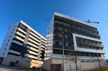 Avance de obras del Edificio Aqua Brisa en Arcosur, Zaragoza
