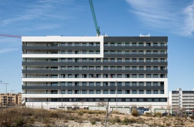 Avance de obras del Edificio Aqua Brisa en Arcosur, Zaragoza