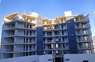 Avance de obras del Edificio Aqua Brisa en Arcosur, Zaragoza