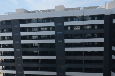 Avance de obras del Edificio Aqua Brisa en Arcosur, Zaragoza