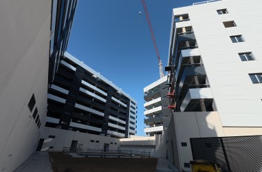 Avance de obras del Edificio Aqua Brisa en Arcosur, Zaragoza