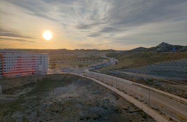 Amanecer desde el Edificio Aqua Brisa